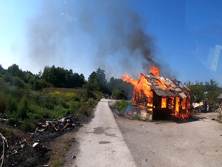 Požar barake Smrekec